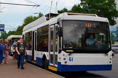 В Великом Новгороде появились новые троллейбусы